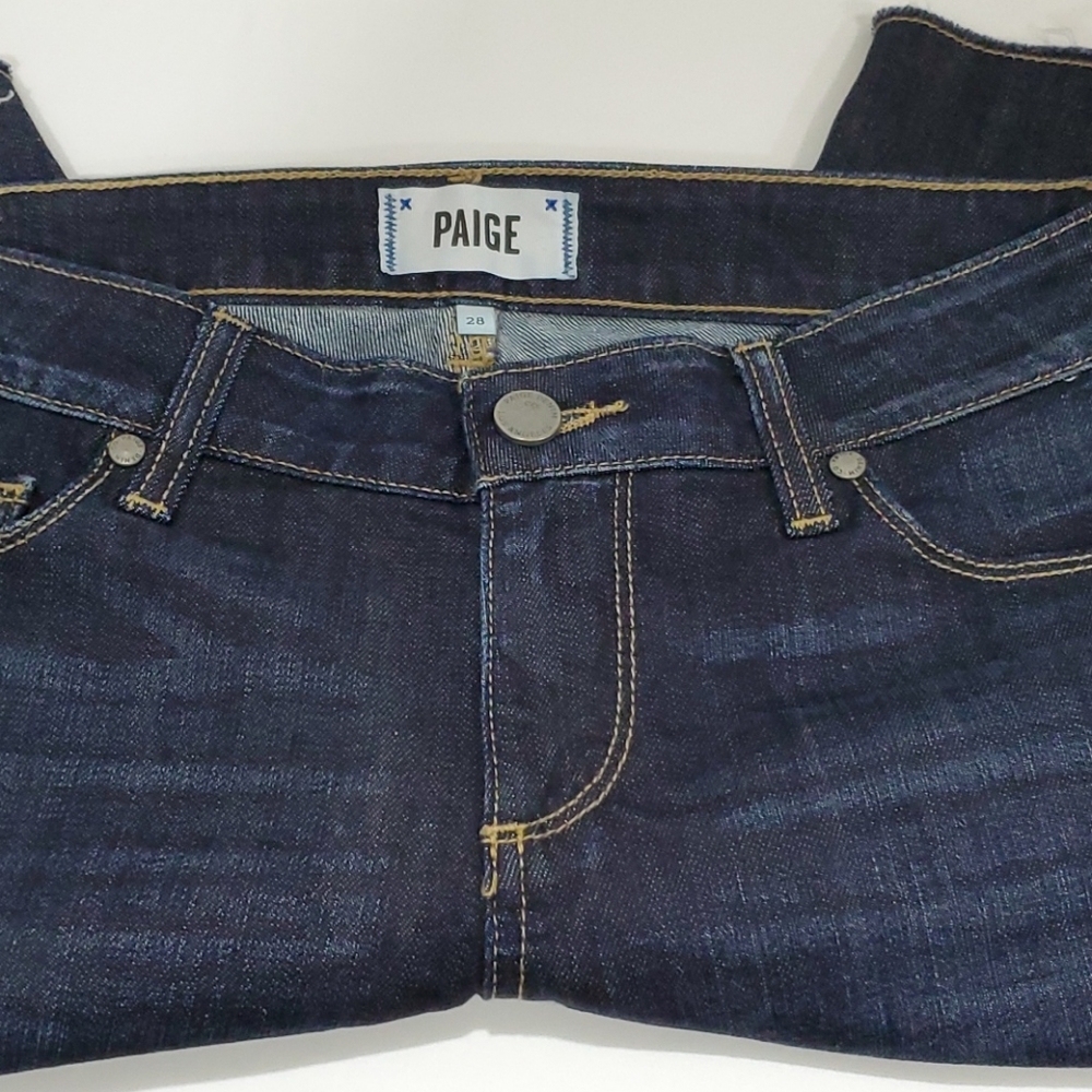 EUC PAIGE JAX RAW HEM BERMUDA (SZ 28) - Picture 5 of 9
